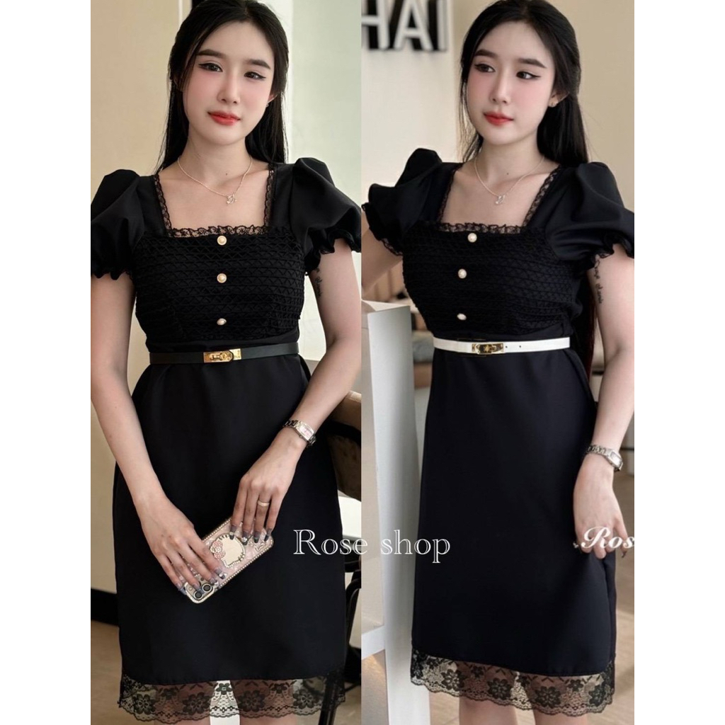 #by2a 💕❤️ꫛꫀꪝ  c o ll e c t i o n ✨💕 คอลใหม่สไตล์ สาว พส จีนบอกเลยใครไม่มีเดรสนี้     งานคัตติ้วเนี๊ย