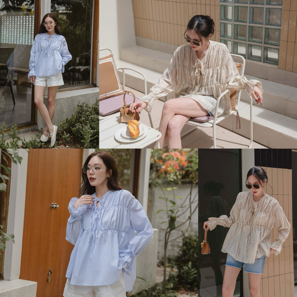 FLASHMARBLE BROWNIE BLOUSE