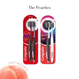 แพ็คคู่ คอลเกต อ๊อพติค ไวท์ เพอร์เพิล แปรงสีฟัน แปรงคอลเกต C…