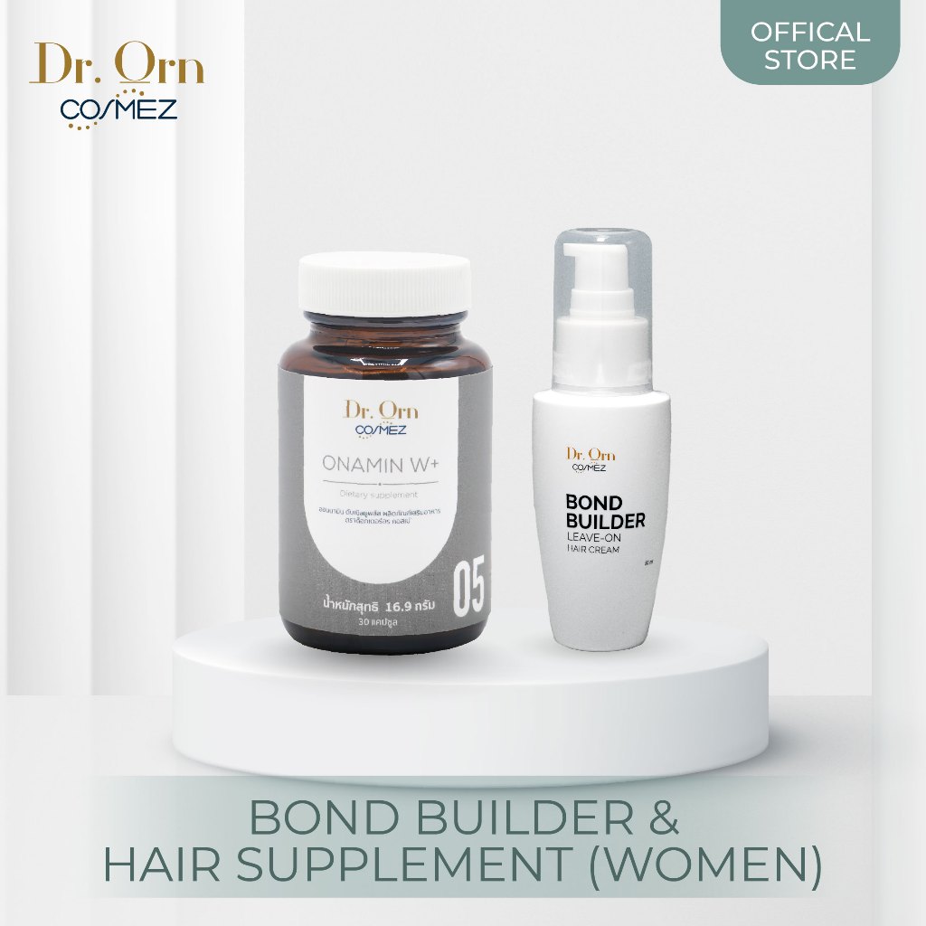 Dr.Orn Cosmez Bond Builder Leave-On & Onamin Hair Supplement