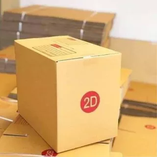 กล่องไปรษณีย์ เบอร์ 2D กล่องพัสดุฝาชน แพ็ค 140 ใบ หนา 3 ชั้น ราคาส่ง พร้อมส่ง กล่องคุณยาย ส่งด่วน