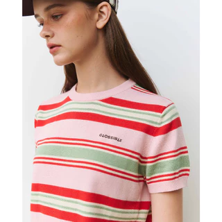 (pre-order สี Mocha strawberry ส่ง 21 Aug) ROBIN KNIT SHIRT