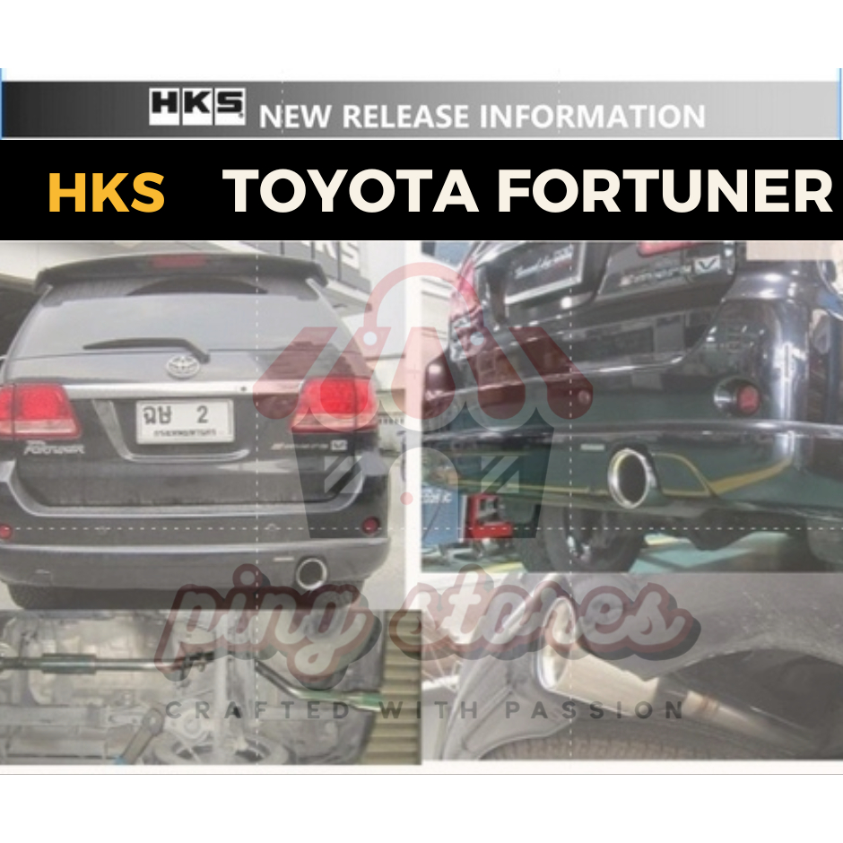 ท่อ HKS Toyota Fortuner เครื่อง 1KD 2KD