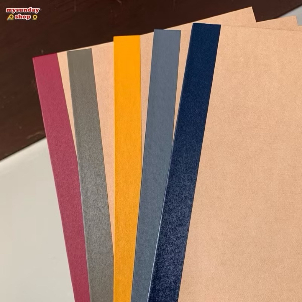 MUJI สมุดจด B5 (ระยะห่างเส้นบรรทัด 6mm) คละสี
