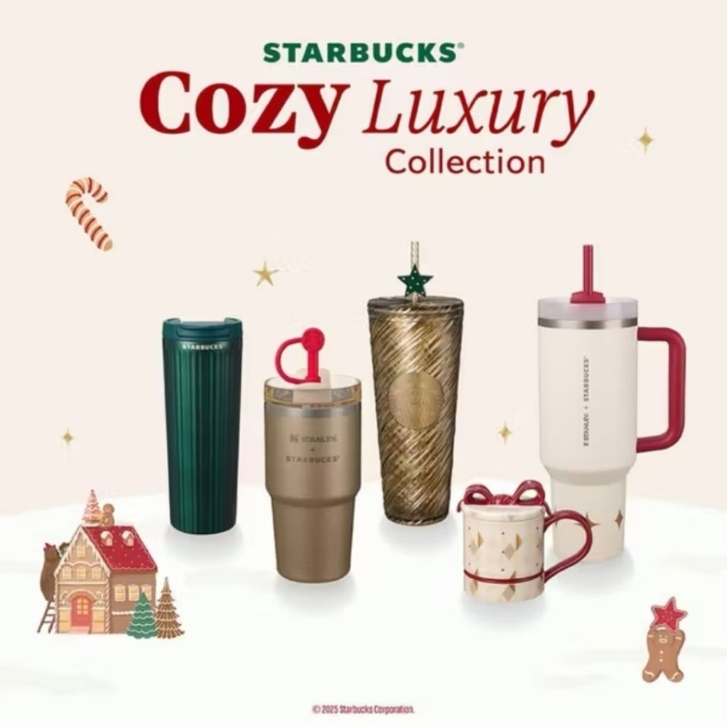 Starbucks Cozy Luxury⭐️⭐️Gingerbread CC 24 Oz.