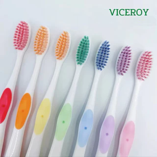 แปรงสีฟีน ViceroySuperSpiral ขนแปรงนุ่ม (คละสี 7 สี) แป้นม่วง package ใหม่