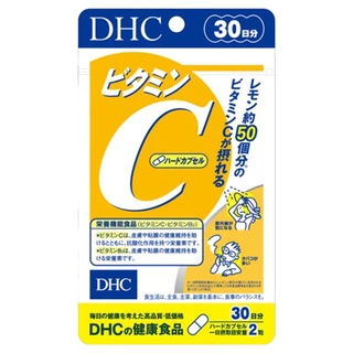 DHC SUPPLEMENT - Vitamin C Hard Capsule Dietary Supplement Product 30 Days (60 Capsule) ดีเอชซี ผลิตภัณฑ์เสริมอาหาร