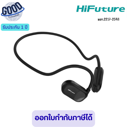 HIFUTURE หูฟังไร้สายแบบคล้องคอ ( รุ่น HFT-6972576180933 ) สีดำ เช็คสินค้าก่อนสั่งซื้อนะคะ