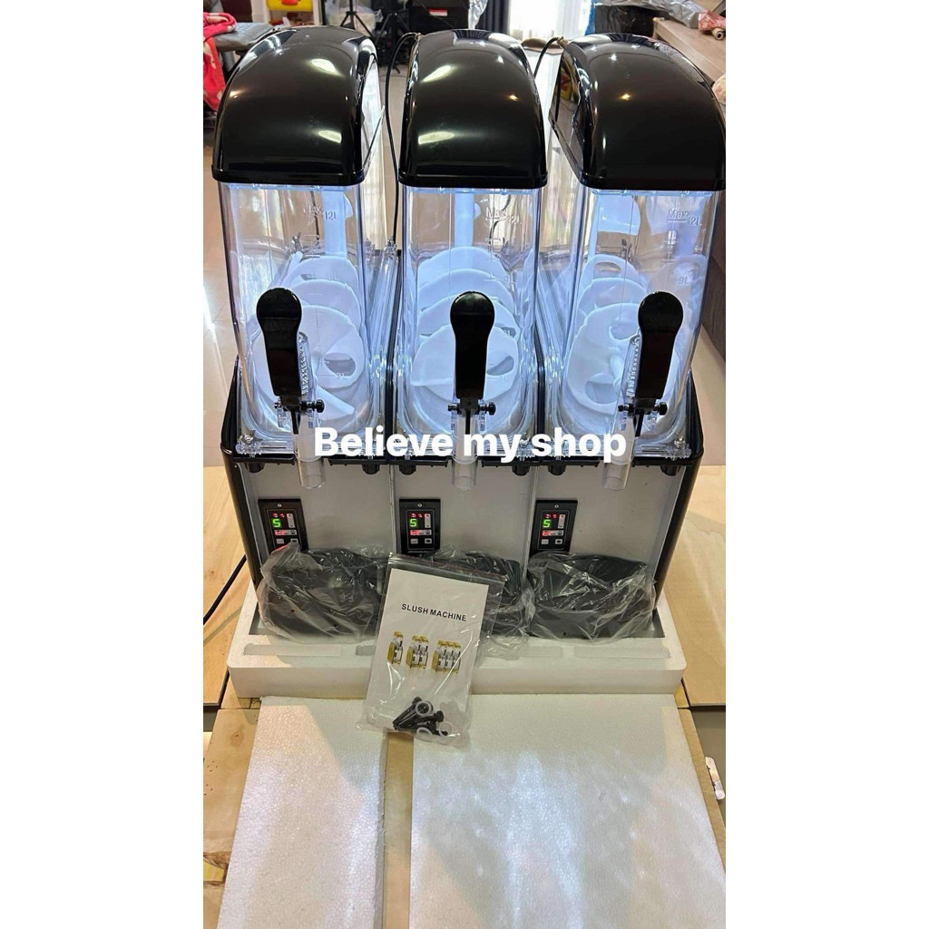 เครื่องสเลอปี้ดิจิตอล3โถ(12ลิตรx3) สีดำ พร้อมส่ง - รูปที่ 6