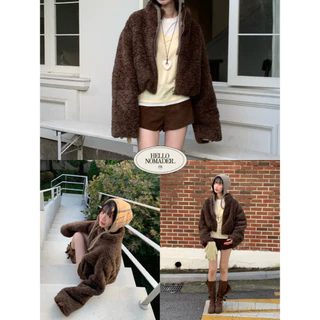 NOMADE.& พร้อมส่ง Poodles Jacket {เสื้อแจ็กกันหนาว}