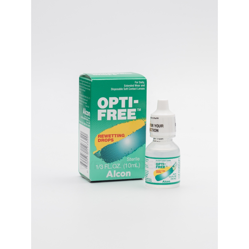 Opti-Free Rewetting Drops ขนาด 10ml ล็อตใหม่ 05/27 น้ำตาเทียมหยอดระหว่างใส่คอนแทคเลนส์