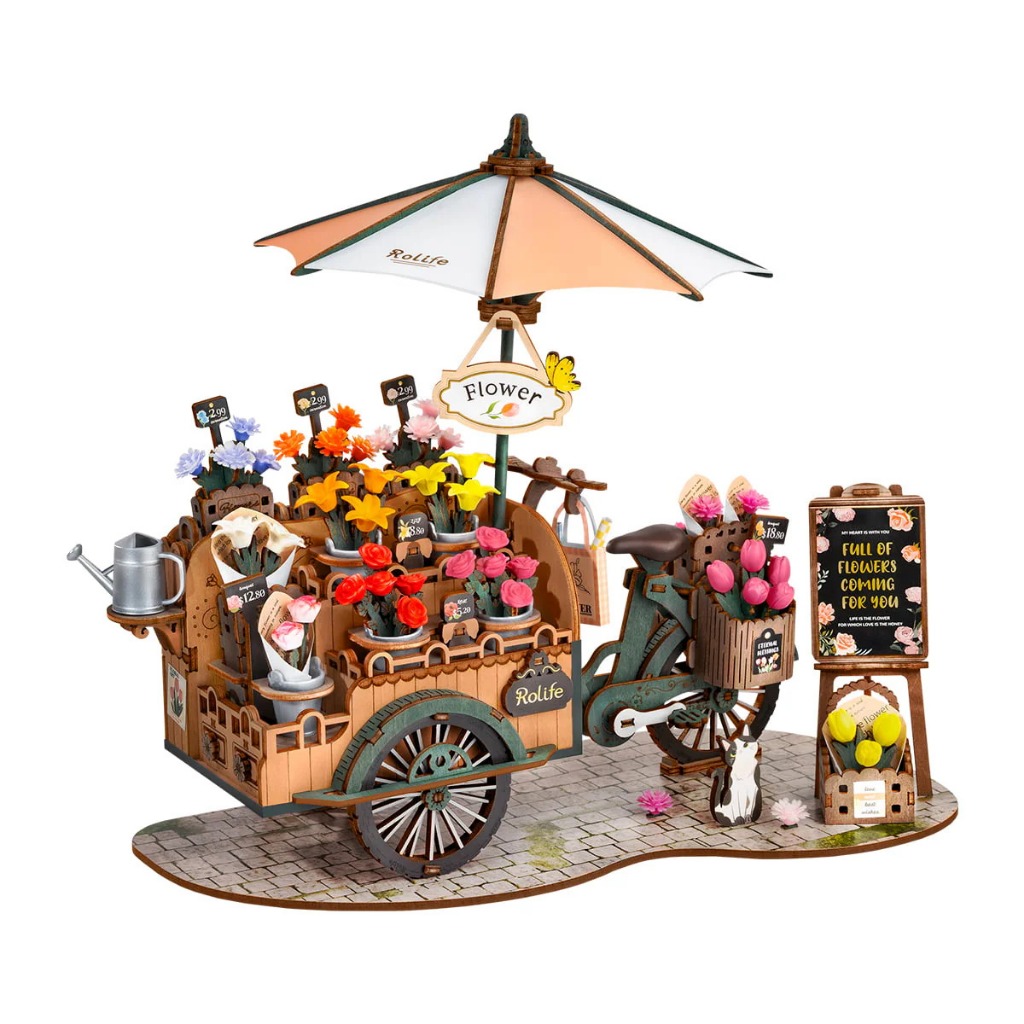 Rolife 3D Wooden Puzzle - TGS03 Blossom Cart