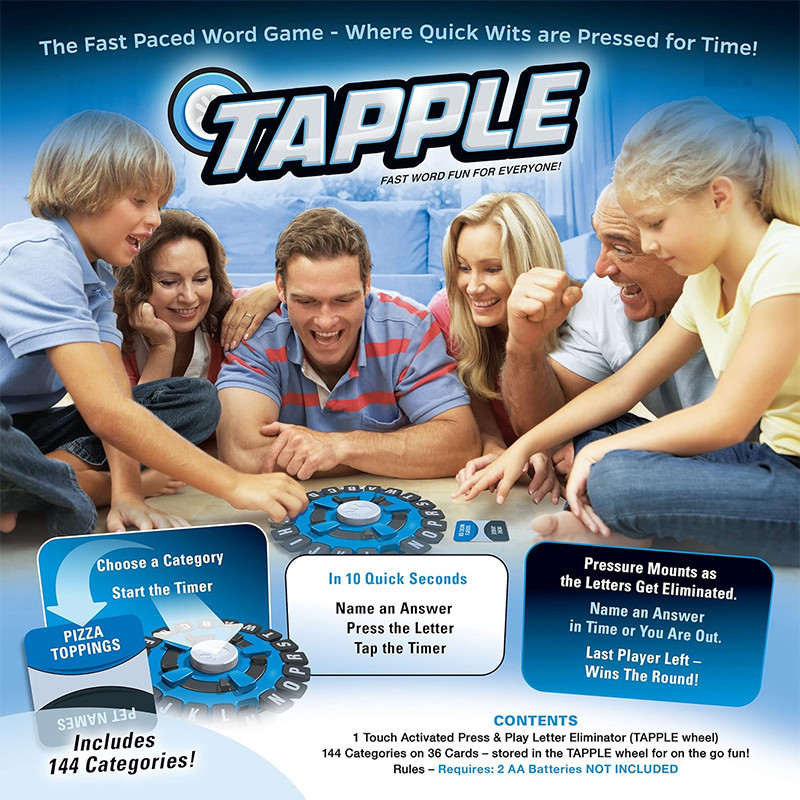 TAPPLE Word Game | Fast-Paced Family Board Game | Choose a Category & Race Against The Timer to be The Last Player - รูปที่ 5