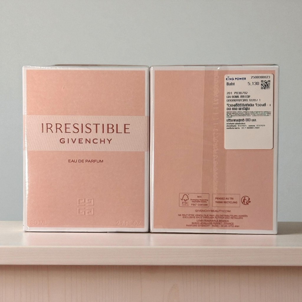 Givenchy Irresistible EDP For Women 80 ml กล่องซีล ป้ายคิงพาวเวอร์