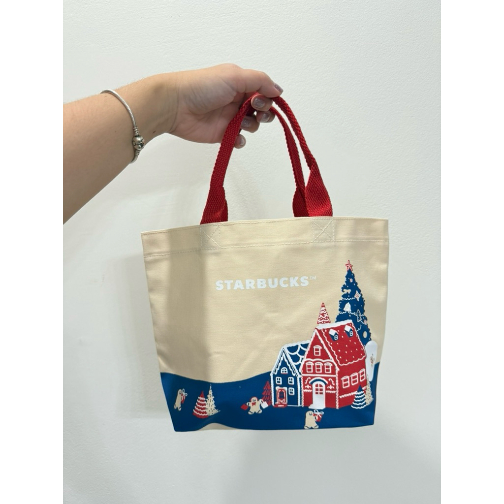กระเป๋าคริสมาสต์สตาร์บัคส์ ลายใหม่ ปี 2025