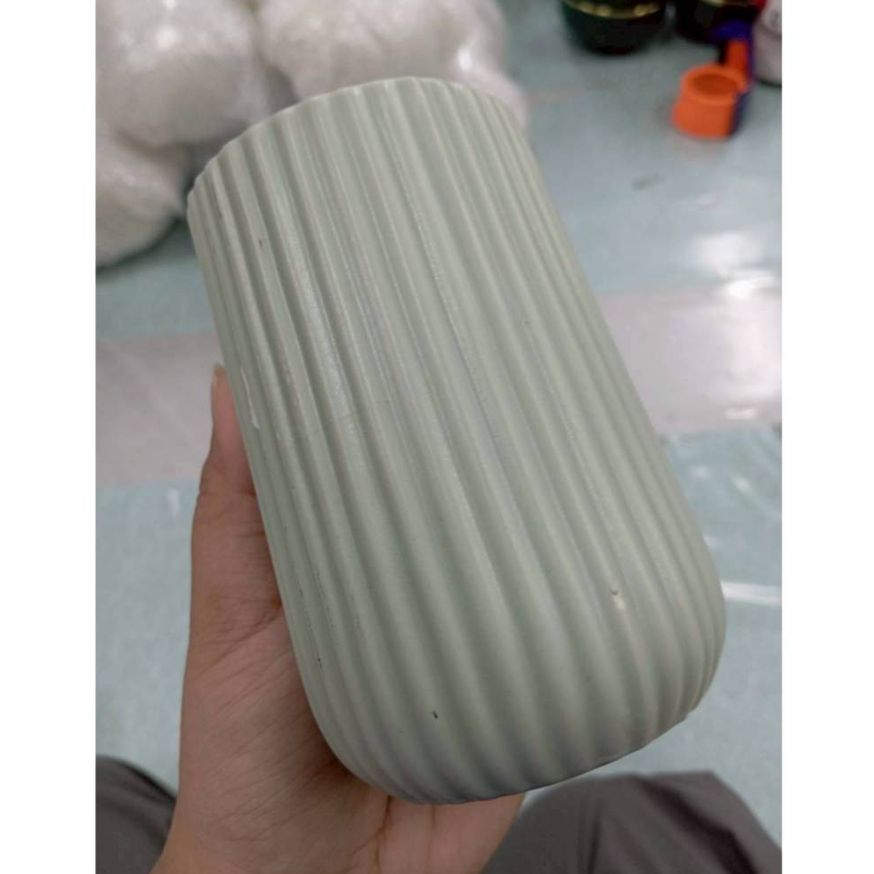 แจกันเซรามิค ทรงสูง แจกันสไตล์มินิมอล แจกันดอกไม้ สำหรับตกแต่งบ้าน โต๊ะทำงาน แจกันพร็อพถ่ายรูป