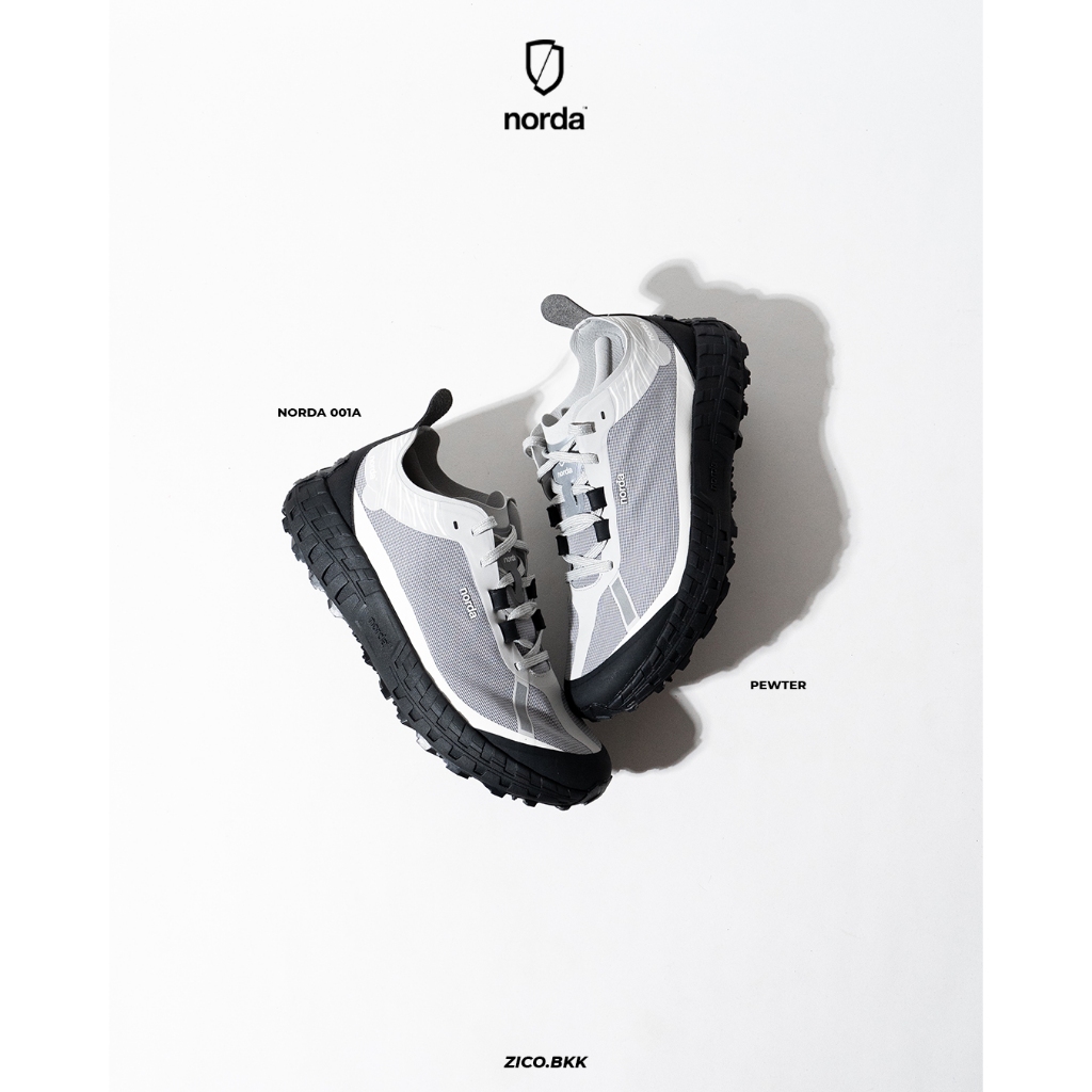 Norda 001A Men’s รองเท้าเทรล (Pewter)