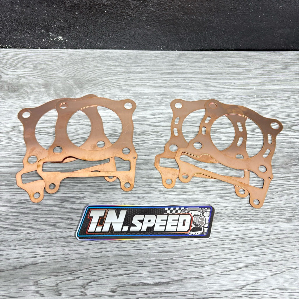 ปะเก็นทองแดงLead /จีออโน่/PCX160/Click160 ขนาด60-66 [พร้อมส่ง]