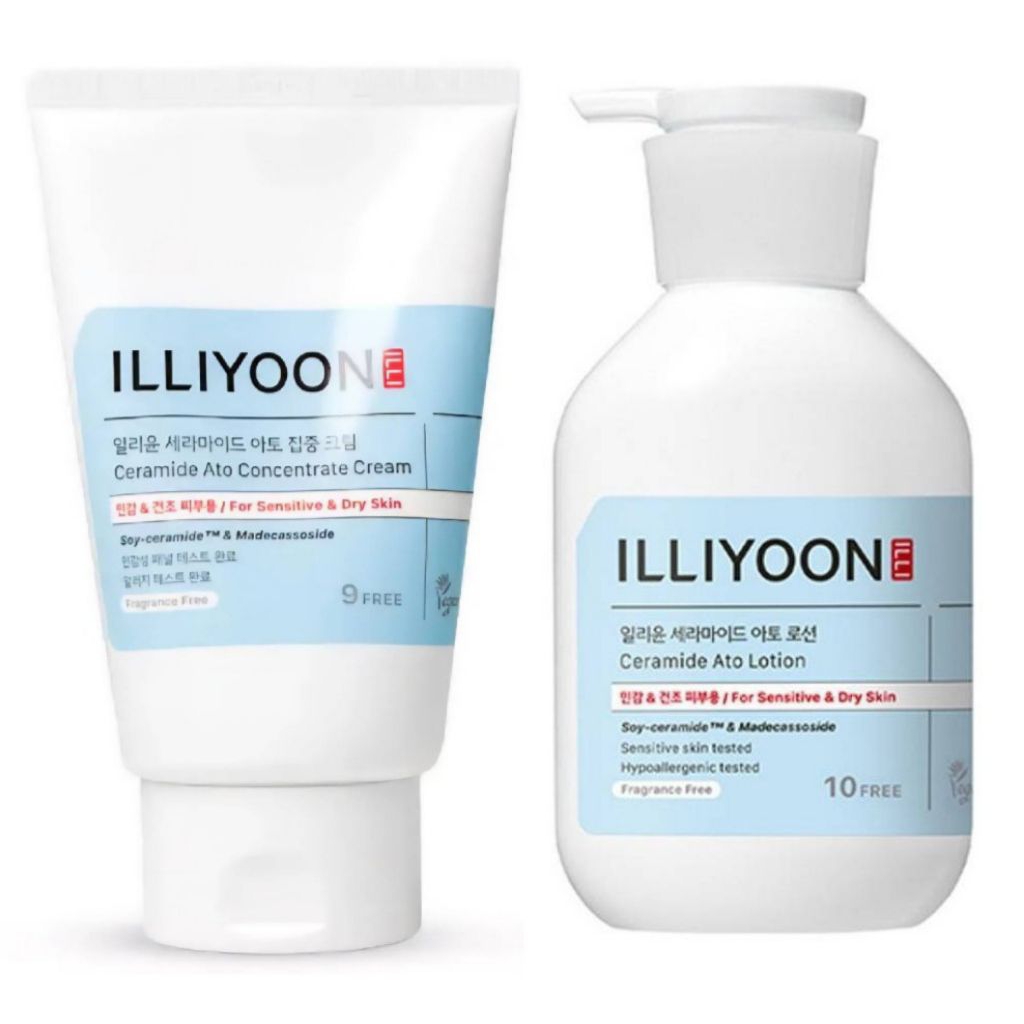 Illiyoon Ceramide Ato Concentrate Cream & Lotion