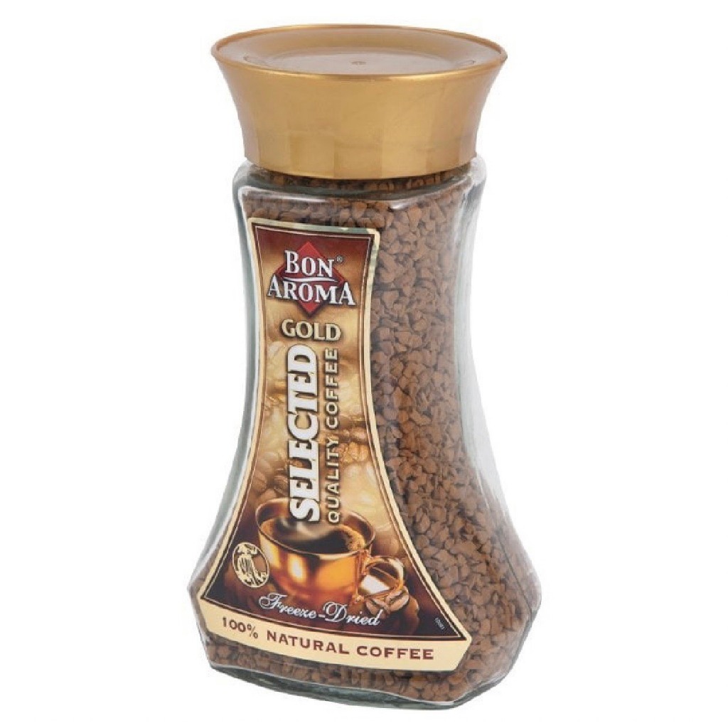 Bon Aroma Gold Selected Quality Coffee บอนอโรม่า กาแฟโกลด์ซีเล็คชั่น ขนาด 100g.