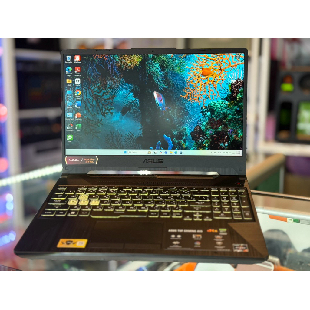 Notebook ASUS TUF Gaming A15 AMD Ryzen 7 7435HS RTX 2050 #ประกันศูนย์ 20/09/2026