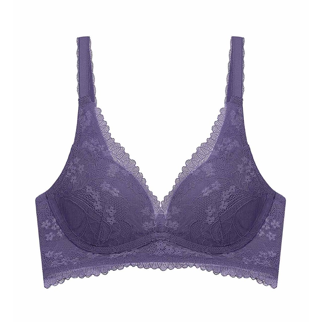 Triumph เสื้อชั้นในดันทรงแบบไม่มีโครง รุ่น Tri AirLite Delight HU DV-R รหัส 10223204 สีน้ำเงิน 00JA