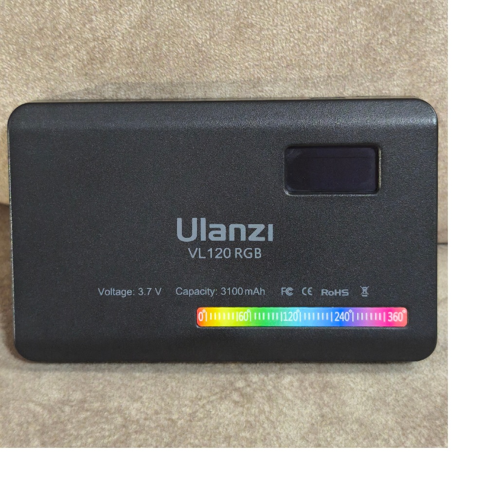 (มือ 2 มีตำหนิ) Ulanzi VL120 RGB LED ไฟติดหัวกล้อง ไฟถ่ายรูป ไฟวิดีโอ ไฟไลฟ์สด ไฟดารา ไฟขนาดเล็กแบบพ