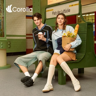 【รองเท้าคู่รัก】Corolla Velcro shoes รองเท้าลำลองผู้หญิง สายรัดตีนตุ๊กแก สวมใส่สบาย ระบายอากาศได้ดี และใช้งานได้หลากหลาย