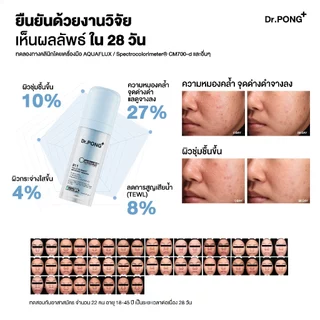 [2 ขวด ฟรีของแถม] เซรั่มสูตรใหม่! Gen2 Dr.PONG 911 Hya activein serum เซรั่มกู้ผิวโทรม ผิวชุ่มชื้น กระจ่างใส