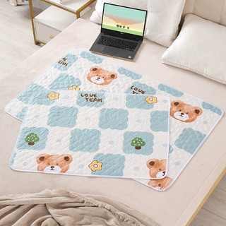 แผ่นรองฉี่เด็ก ขนาด 50*70cm 70*90cm 80*115cm  ผ้ารองฉี่เด็ก ผ้ายางรองฉี่เด็ก5ชั้น