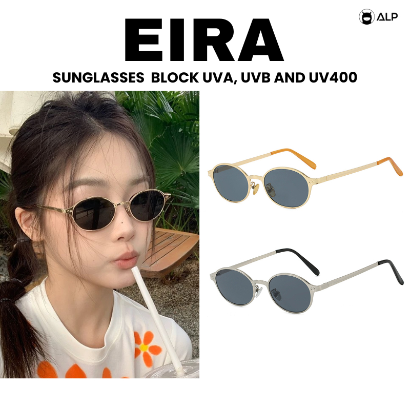 ALP แว่นตากันแดด แว่นวินเทจ ทรงหยดน้ำ กรองแสงสีฟ้า ป้องกันUV400 ALP-SN0106