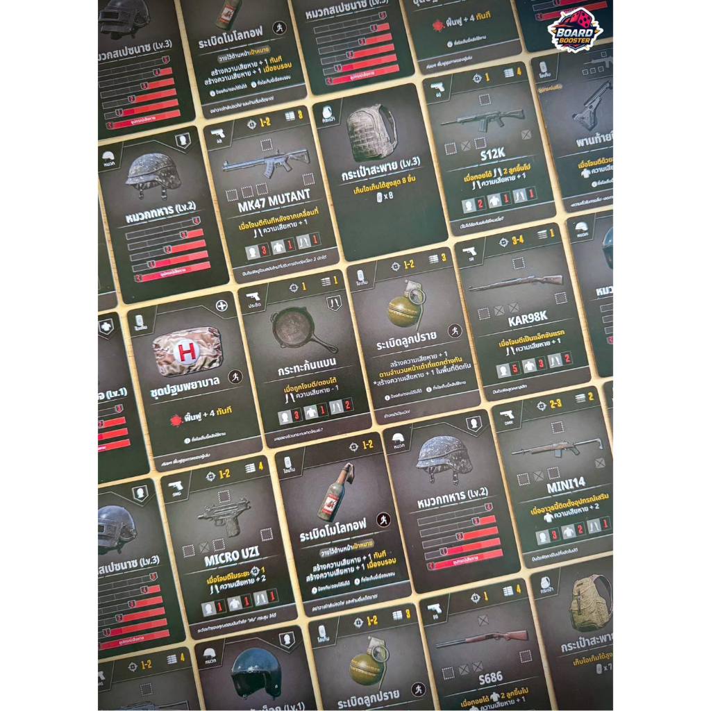 [พร้อมส่ง] PUBG BATTLEGROUNDS: PUBG บอร์ดเกม (เวอร์ชั่นภาษาไทย) PUBG Board Game บอร์ดเกม - รูปที่ 3