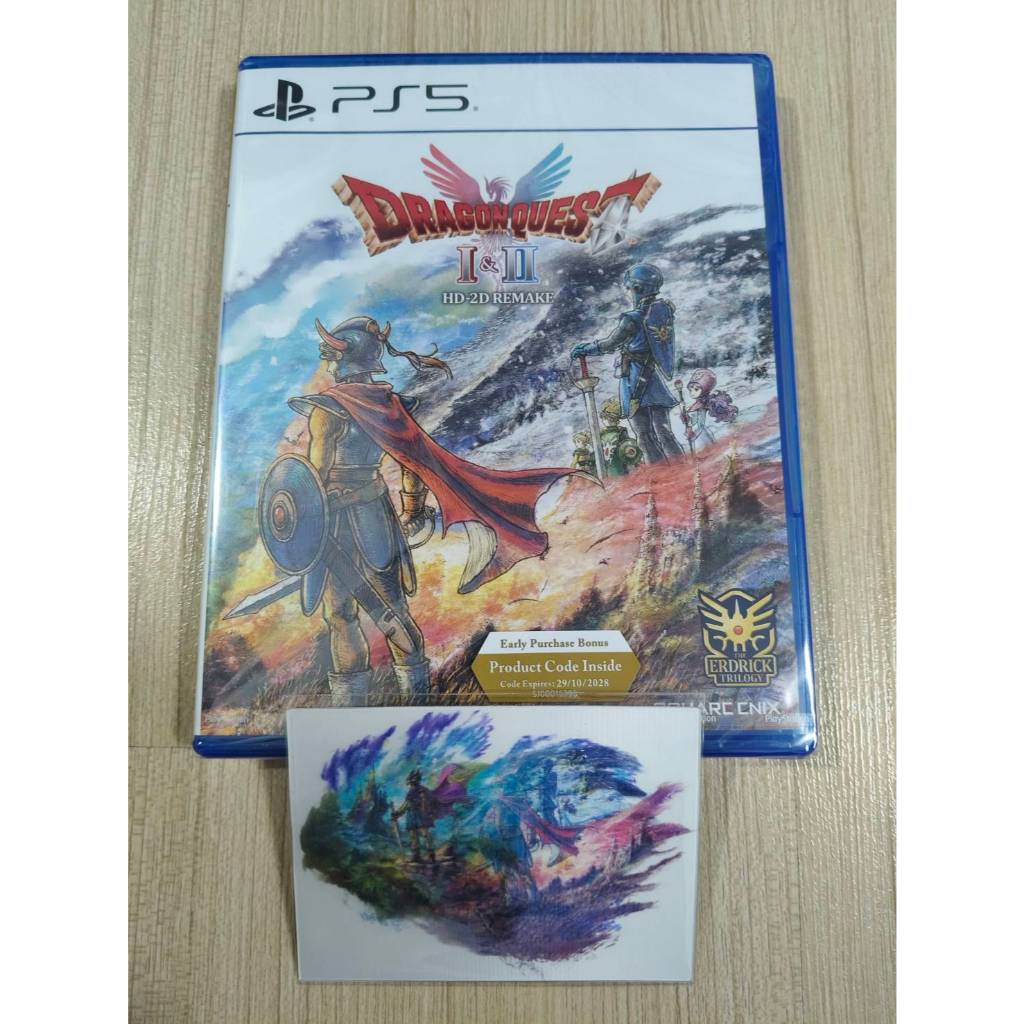 (พร้อมส่ง) มือ 1 PS5 Dragon Quest I & II HD-2D Remake (Z3/Asia) Eng มีโค้ด Early Purchase และของแถม 