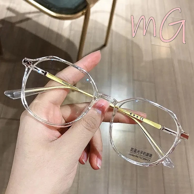 [ส่งจากกทม] My Girl แว่นสายตาสั้น-50ถึง-400ปกป้องดวงตาจากแสงคอมพิวเตอร์เลนส์BlueBlockกรองแสงสีฟ้า