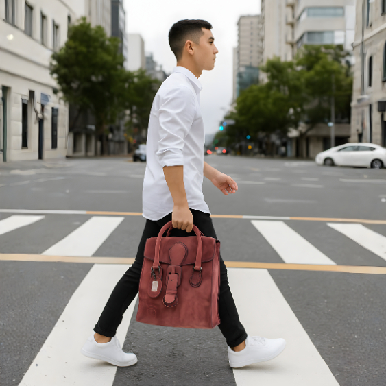 Acne Studios Suede Burgundy