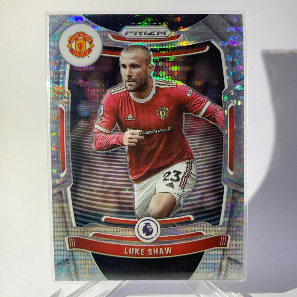 การ์ดนักฟุตบอล LUKE SHAW, (PRIZM), MANCHESTER UNITED, PANINI PRIZM 2021