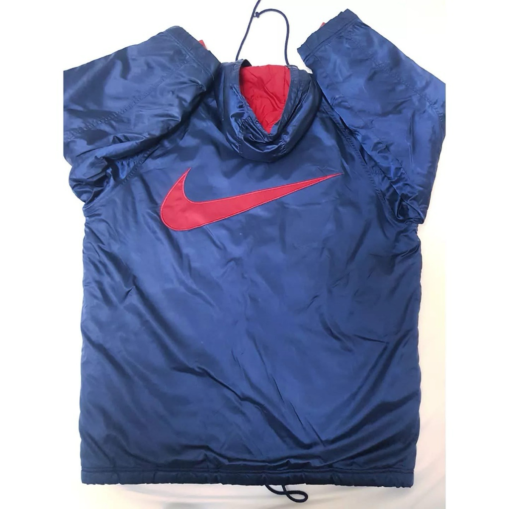 🔥✅🔥 Original Vintage 90's NIKE Big  Swoosh Oversized Jacket (Hoodie) อก 27"(W) ยาว 32.5"(L) Conditio