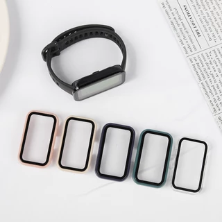 กรณีฟิล์มแก้วนิรภัย PC for Huawei Band 11 /11 Pro /10 9 8 อุปกรณ์ปกป้องกันกระแทกหน้าจอ for Huawei Band 10 9 8 NFC