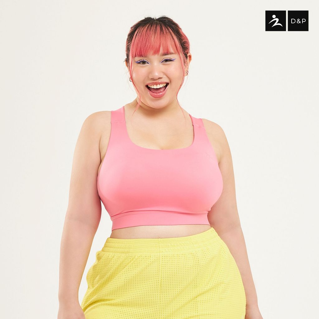(Plus Size) D&P Sport Sports Bra | BALANCE 2rd Drop | D-8123 สปอร์ตบรา ไร้โครง กระชับ เก็บเนื้อส่วนเ