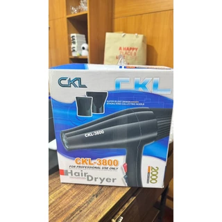 ไดร์เป่าผม CKL รุ่น CKL-3800(ร้านทำผมนิยมใช้)ปรับลมร้อน-ลมเย็นได้ Professional Hair Dryer มีมอก. รับประกันสินค้า 3 เดือน