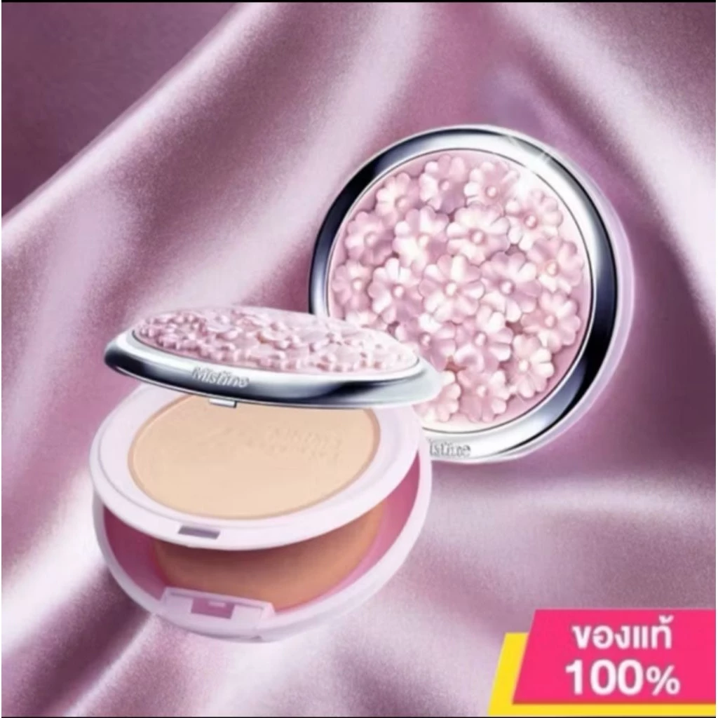 ของแท้ 💯 Mistine Flower BB Powder SPF25 PA+++ แป้งมิสทีน ฟลาวเวอร์ บีบี