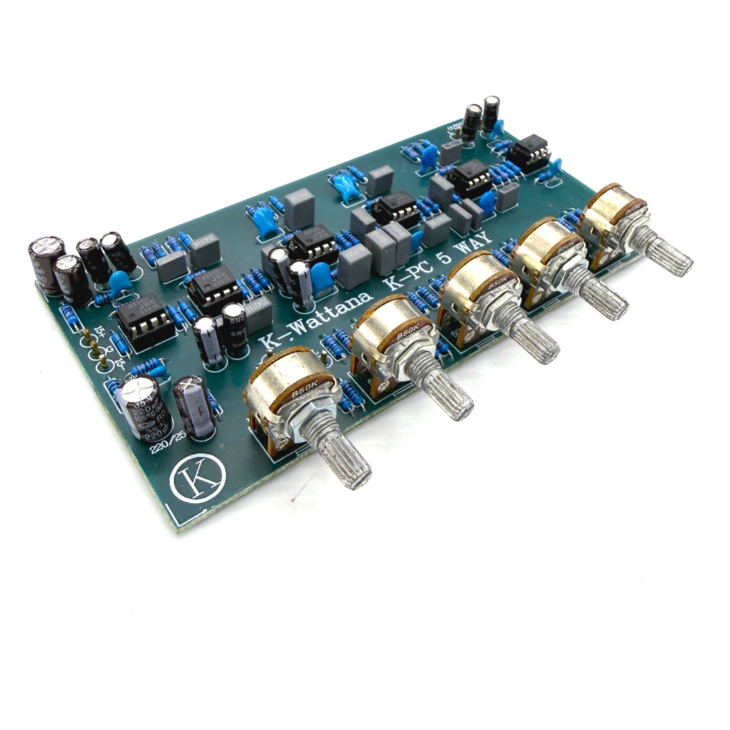 Pre Tone วงจร ปรีโทน 5วอลลุ่ม รุ่น 4เสียง กลางแจ้ง จำนวน 1 แผ่น