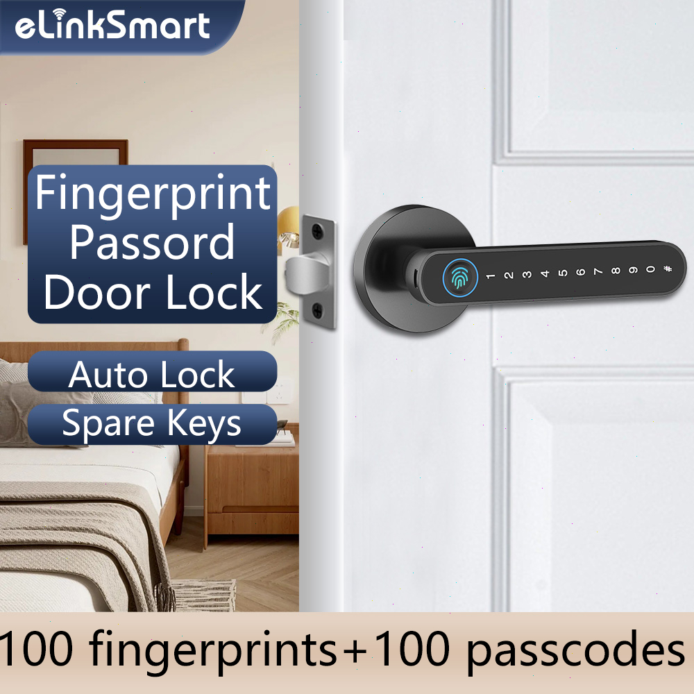 🏆กุญแจอัจฉริยะ TOP1🏆TUYA ล็อคดิจิตอล ลูกบิดประตู ลูกบิดประตูดิจิตอล ล็อคลายนิ้วมือ Digital Door lock ประตูดิจิตอล