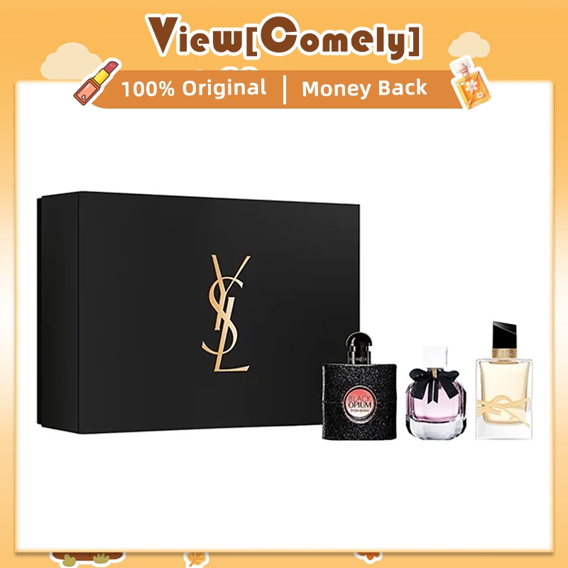เซ็ตน้ำหอม 3 ชิ้น 7.5 มล. (Black Opium, Libre, Mon Paris) ขนาดทดลอง พกพาสะดวก