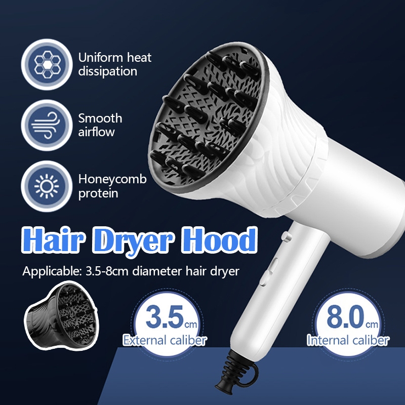 เครื่องกระจายผม หัวไดร์กระจายลม Diffuser เป่าผมหยิก หยักศกและผมดัดลอน เครื่องเป่าลมกระจาย