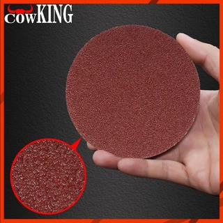 MUSCLE COW แผ่นรองขัดกระดาษทราย 4 นิ้ว 12 ชิ้น เบอร์ 40-120# สำหรับเครื่องขัด
