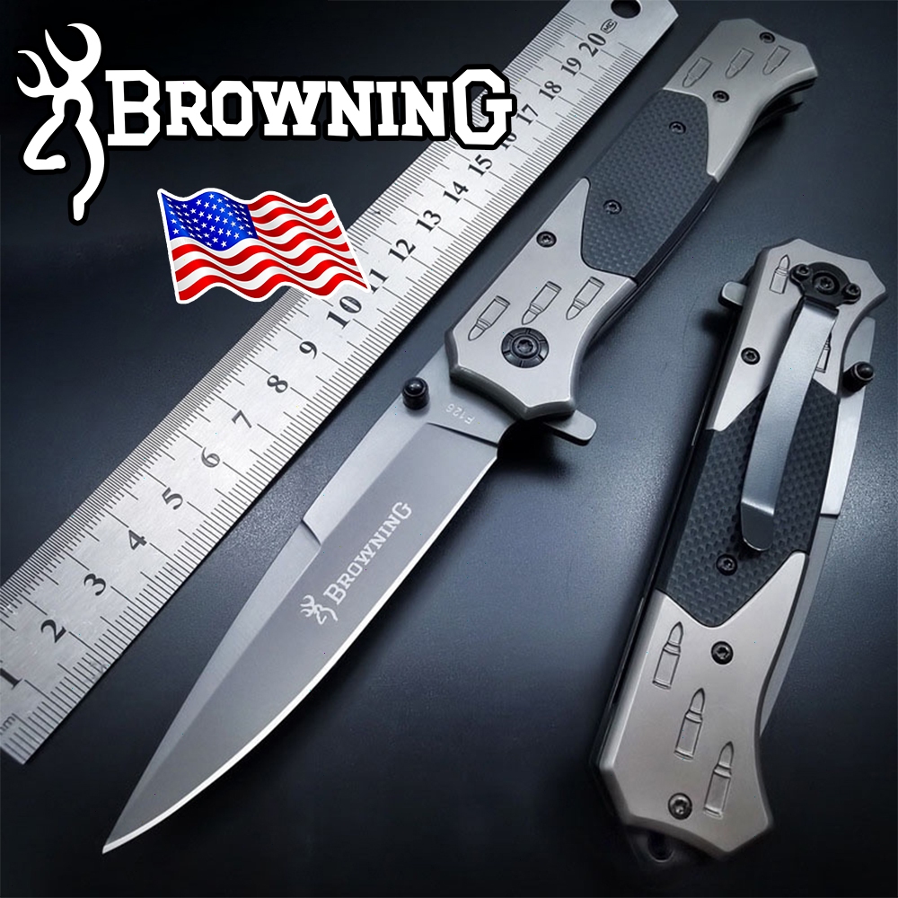 มีดลม BenchMade/Browning/BUCK Mini Bugout พกพา เดินป่า แคมป์ปิ้ง ทำอาหาร