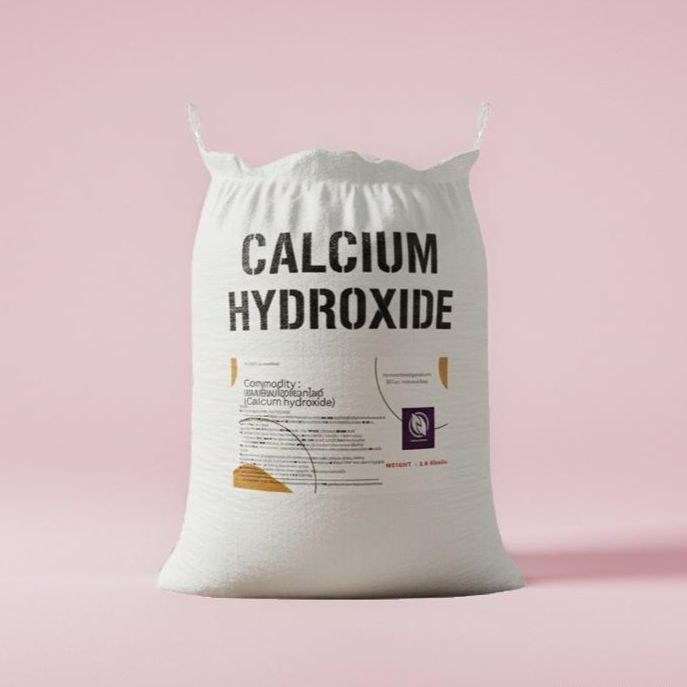 Calcium hydroxide (แคลเซียมไฮดรอกไซด์)ปูนขาว (slaked lime)ปูนแผ่น (hydrated lime)ปูนที่ได้จากการเอาปูนสดมาผสมน้ำ