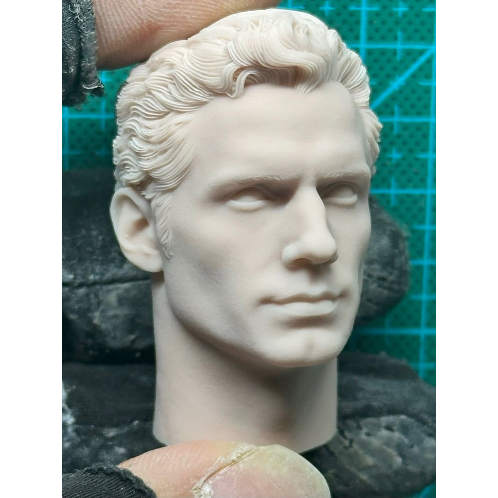 Unpainted head sculpt 1/6 henry superman คุณภาพสูง