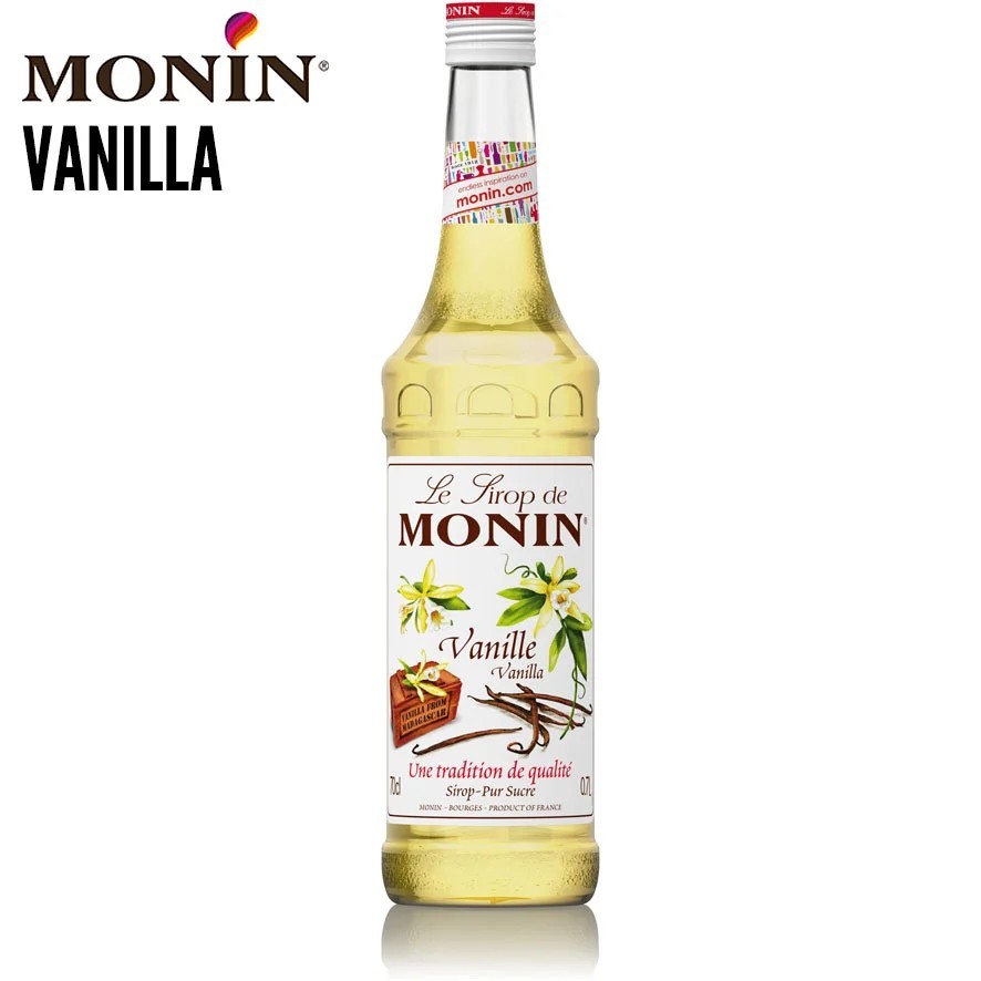 พร้อมส่ง MONIN Vanilla Syrup 700 ml. 1 bottle โมนิน วานิลลา ไซรัป 1 ขวด